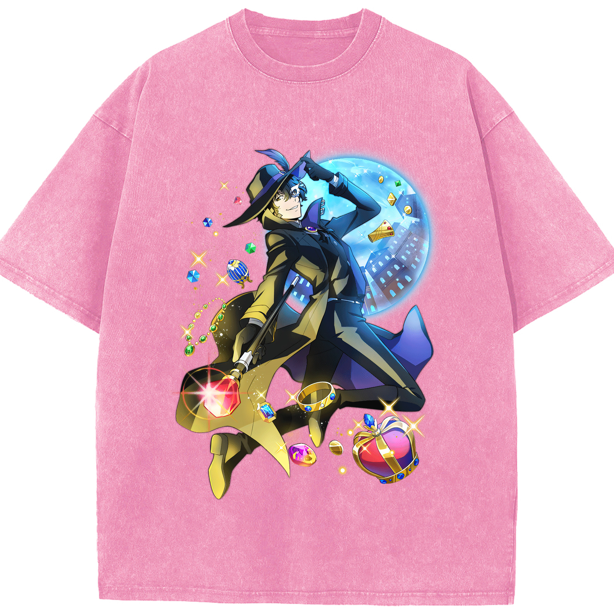（画像用） 文豪ストレイドッグス Bungo Stray Dogs 綿100% ヴィンテージ風 半袖Tシャツ（フロントプリント）